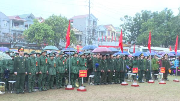 Tràng Định long trọng tổ chức Lễ giao nhận quân năm 2024