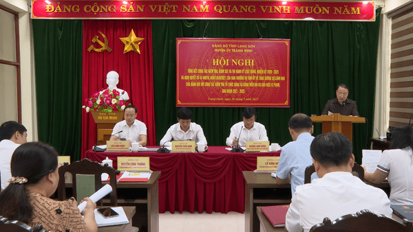 Tràng Định: Tổng kết công tác kiểm tra giám sát của Đảng nhiệm kỳ 2020-2025