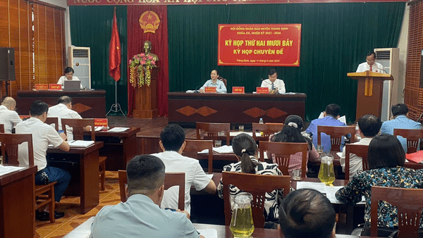 HĐND huyện Tràng Định khóa XX, nhiệm kỳ 2021 – 2026 tổ chức kỳ họp thứ Hai mươi bẩy, kỳ họp chuyên đề