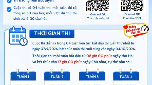 triển khai, truyền thông hưởng ứng tham gia Cuộc thi trực tuyến “Tìm hiểu pháp luật về trật tự an toàn giao thông đường bộ” trên địa bàn xã Tràng Định